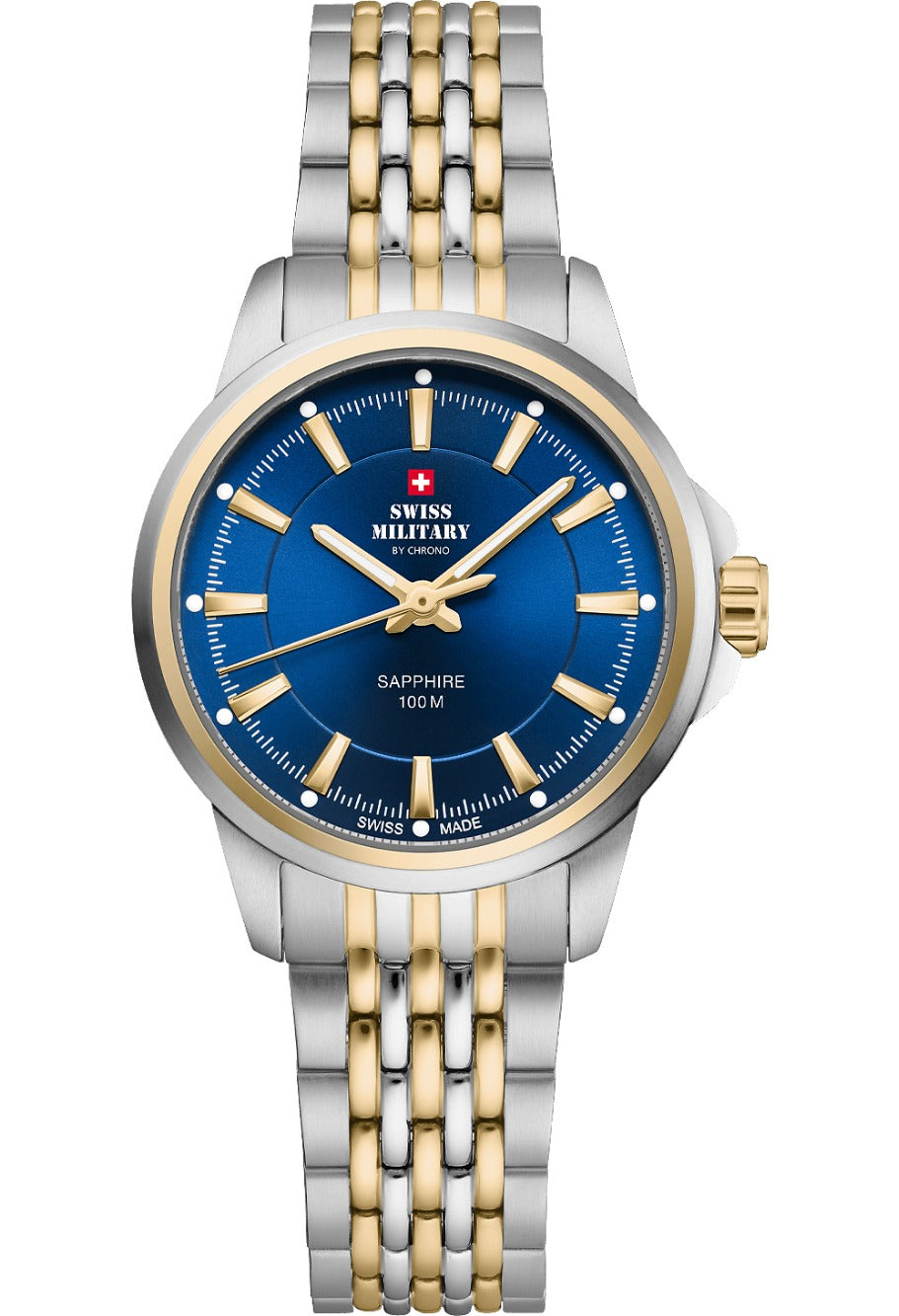 Swiss Military SM34105.05 moteriškas laikrodis Classic Sapphire Glas 28mm 10ATM
