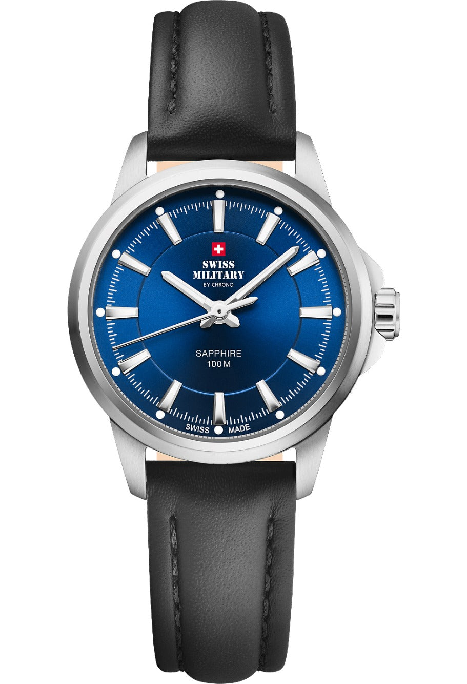 Swiss Military SM34105.10 moteriškas laikrodis Classic Sapphire Glas 28mm 10ATM