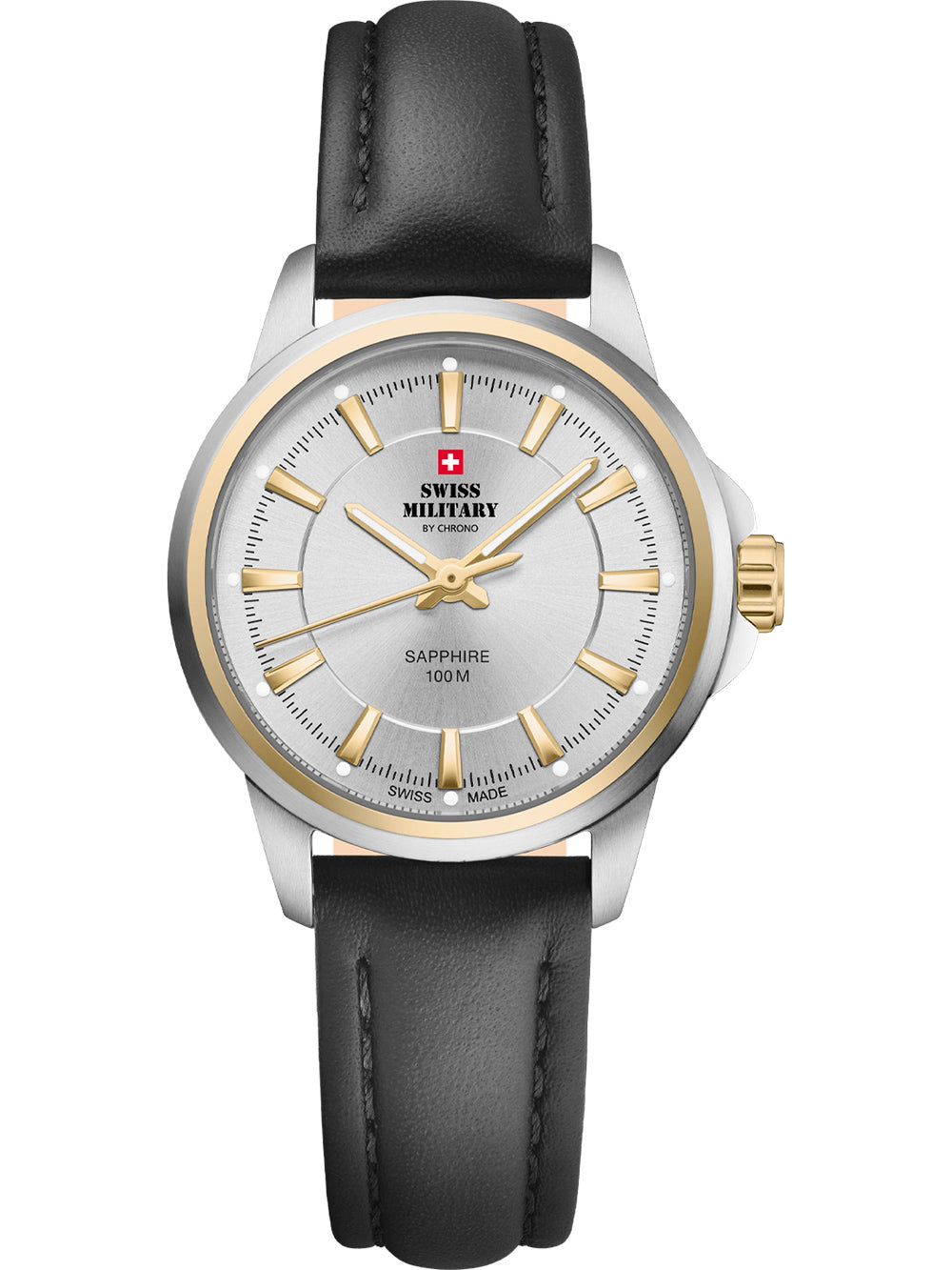Swiss Military SM34105.11 moteriškas laikrodis Classic Sapphire Glas 28mm 10ATM