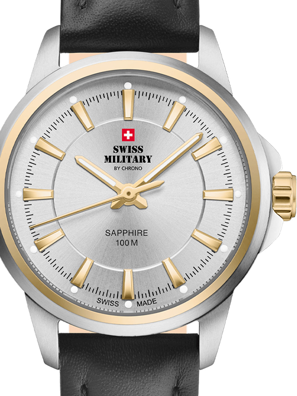 Swiss Military SM34105.11 moteriškas laikrodis Classic Sapphire Glas 28mm 10ATM