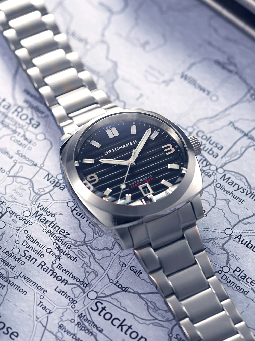 Spinnaker SP-5073-33 Hull Riviera Noire Automatic vyriškas laikrodis 43mm 10ATM