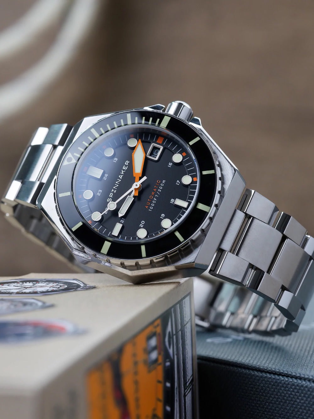 Spinnaker SP-5081-FF Dumas Automatic vyriškas laikrodis 44mm 30ATM