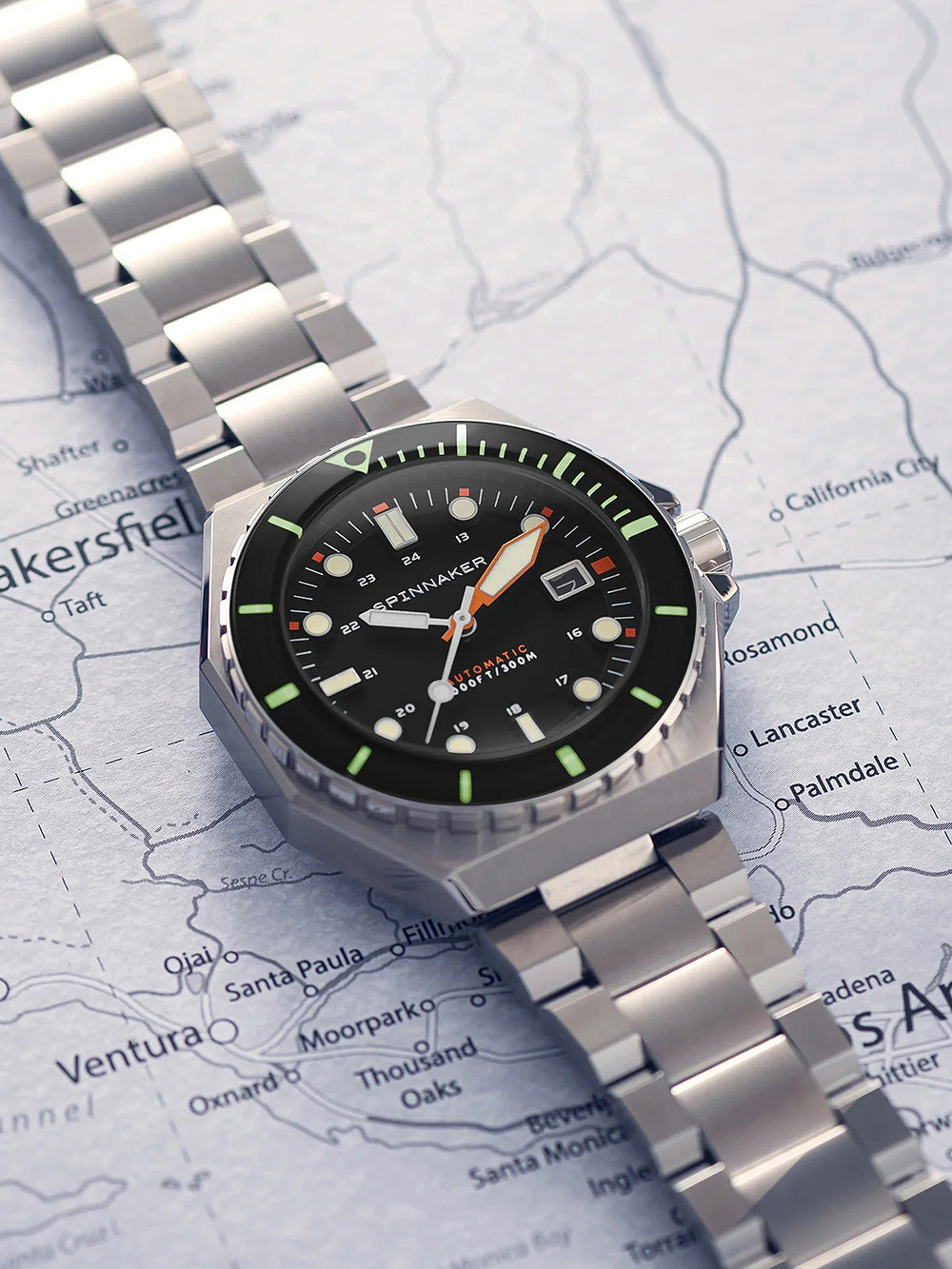 Spinnaker SP-5081-FF Dumas Automatic vyriškas laikrodis 44mm 30ATM