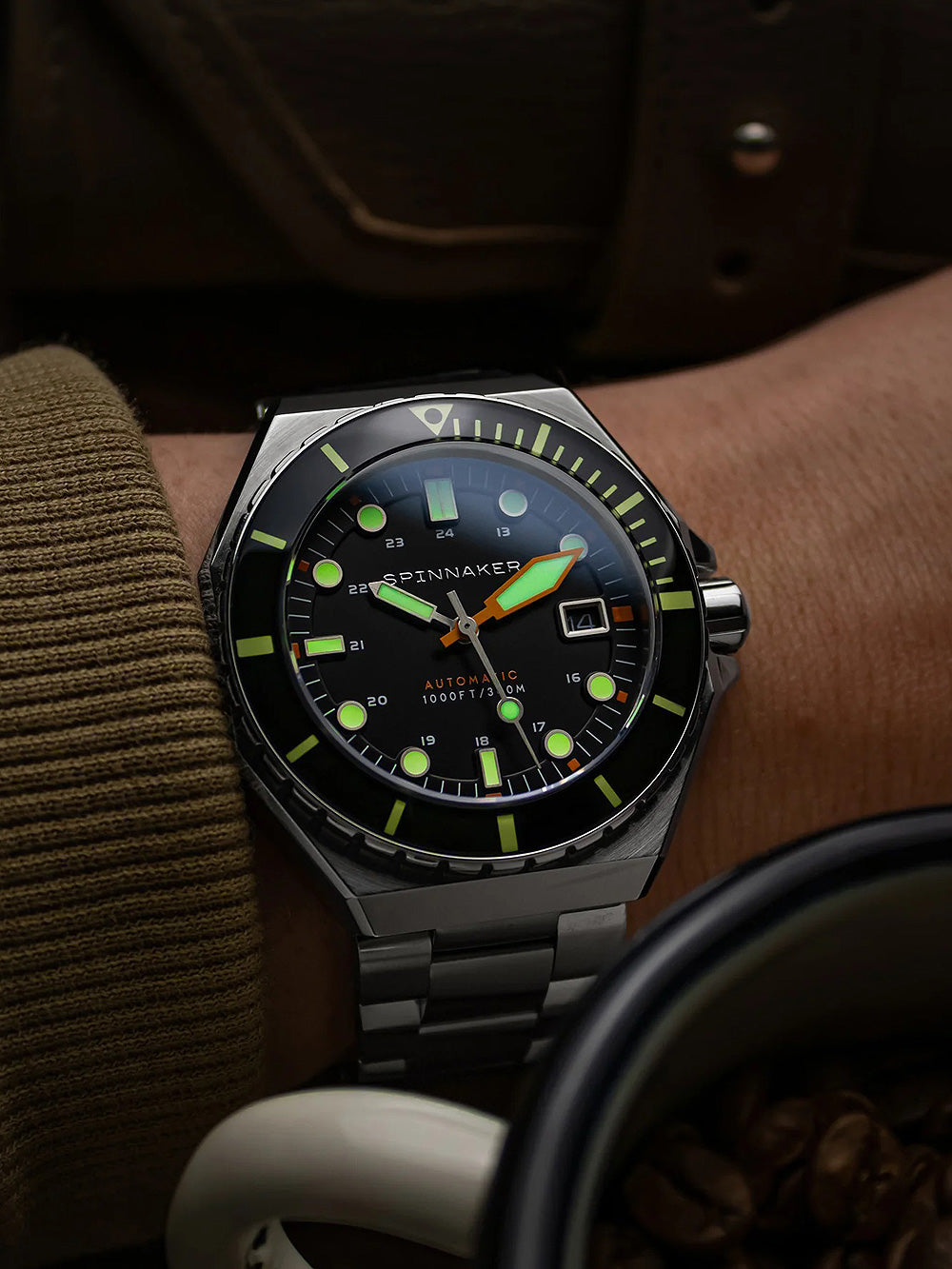 Spinnaker SP-5081-FF Dumas Automatic vyriškas laikrodis 44mm 30ATM