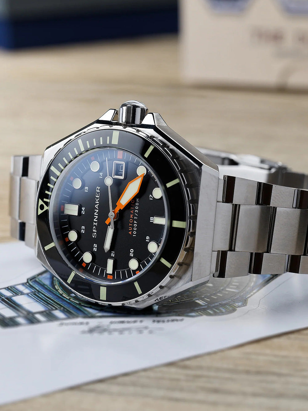 Spinnaker SP-5081-FF Dumas Automatic vyriškas laikrodis 44mm 30ATM
