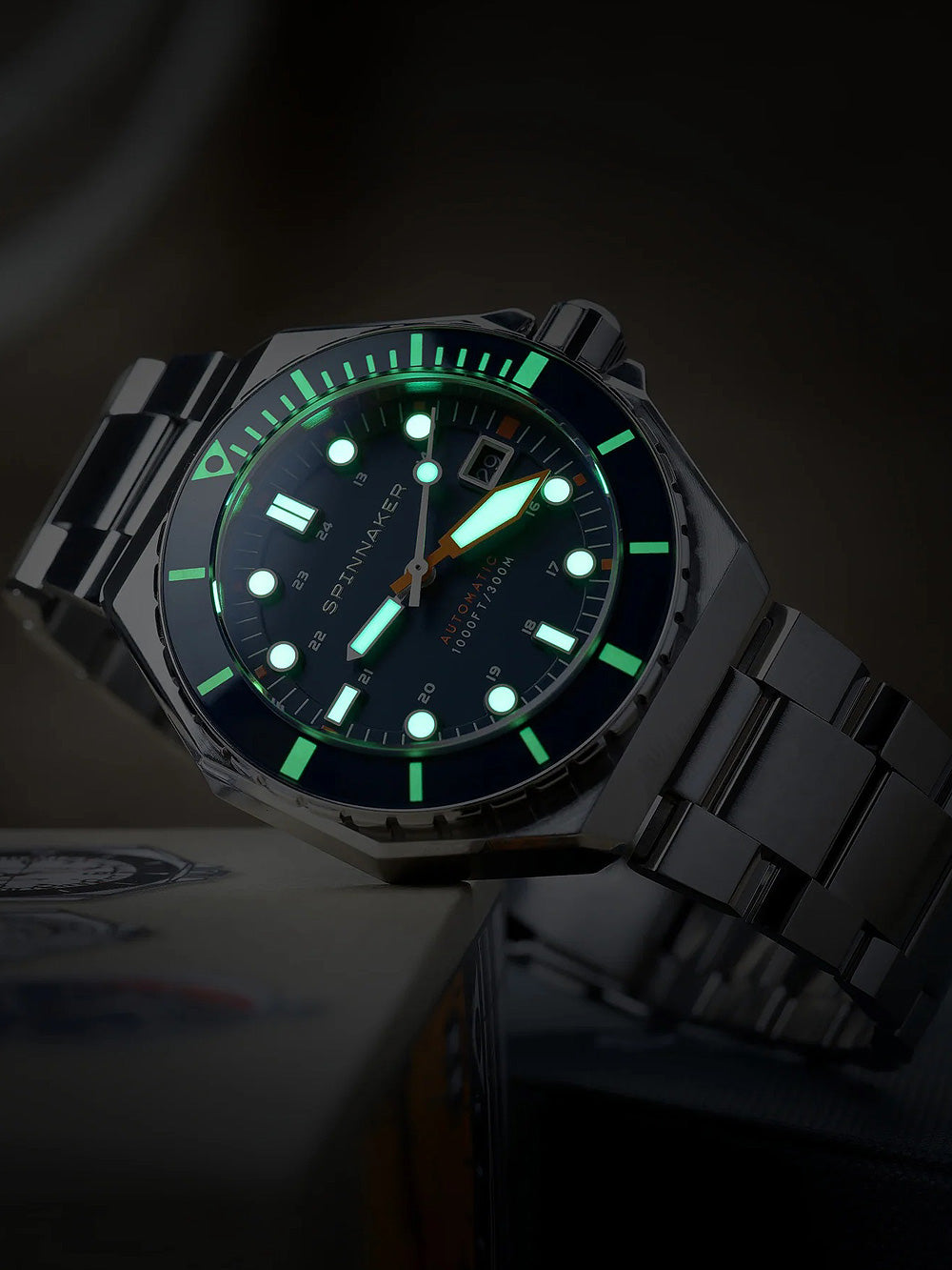 Spinnaker SP-5081-GG Dumas Automatic vyriškas laikrodis 44mm 30ATM