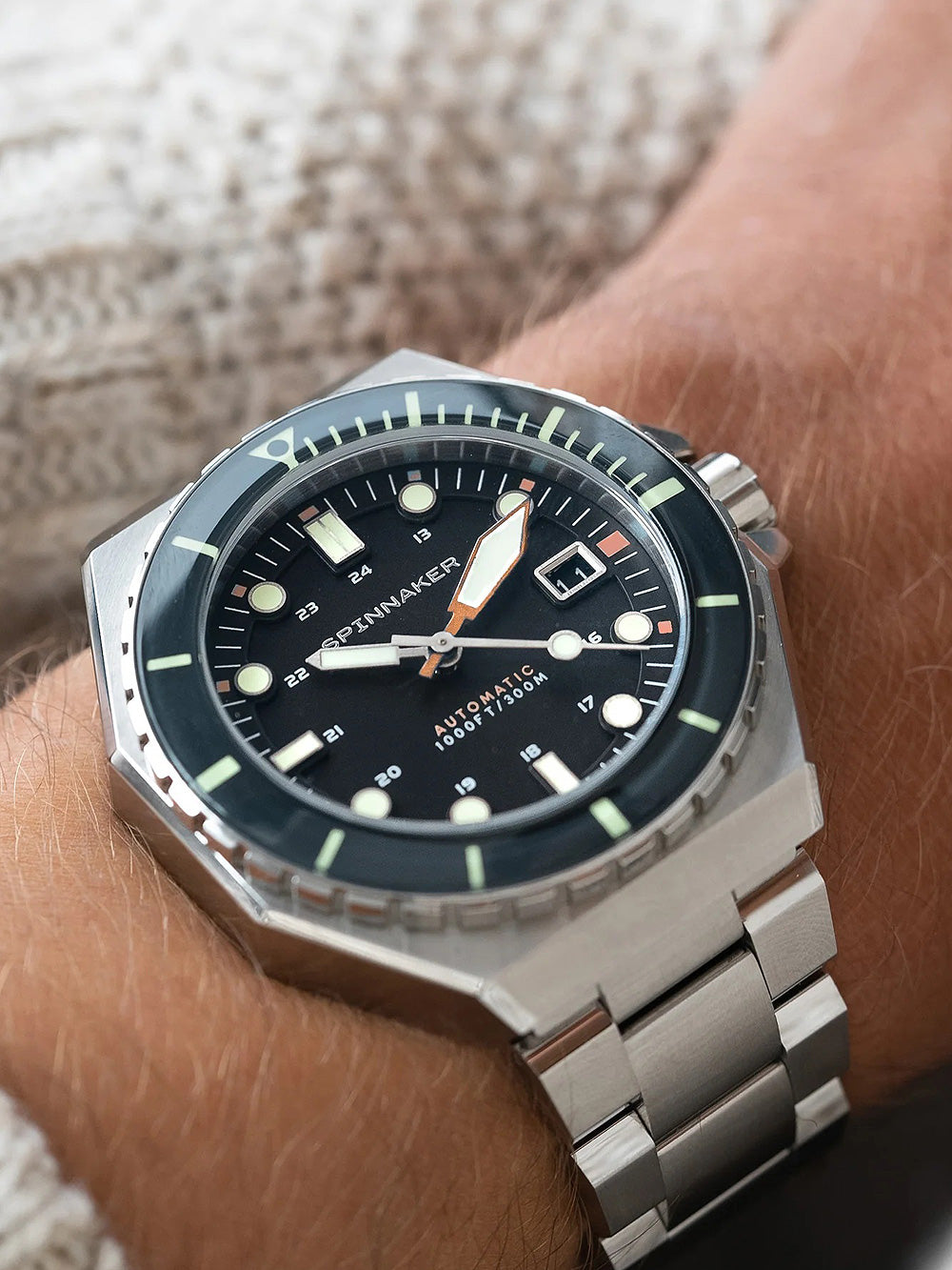 Spinnaker SP-5081-GG Dumas Automatic vyriškas laikrodis 44mm 30ATM
