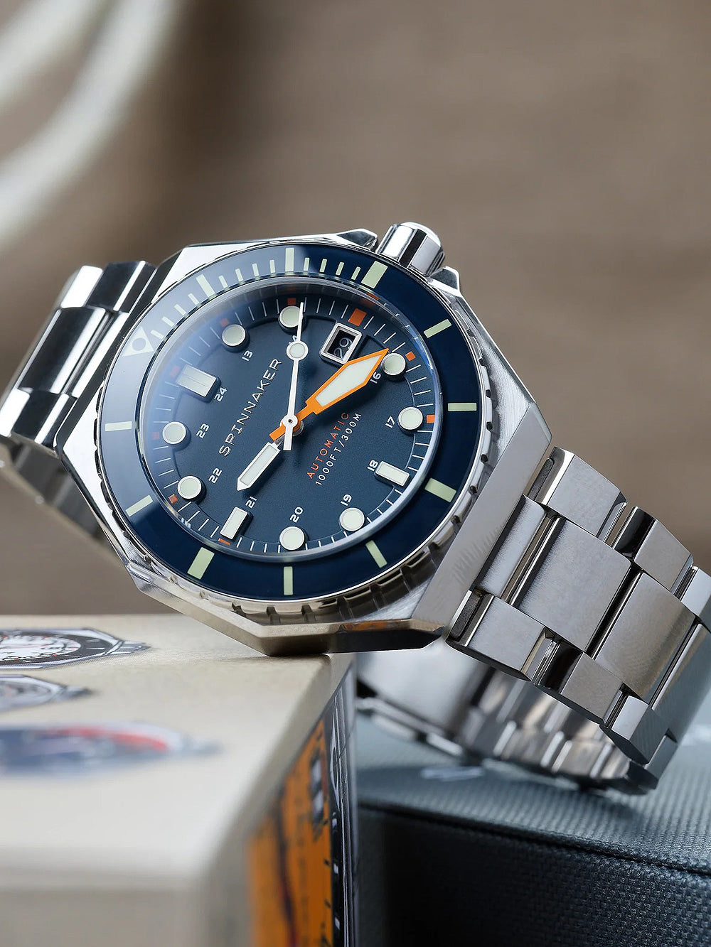 Spinnaker SP-5081-GG Dumas Automatic vyriškas laikrodis 44mm 30ATM