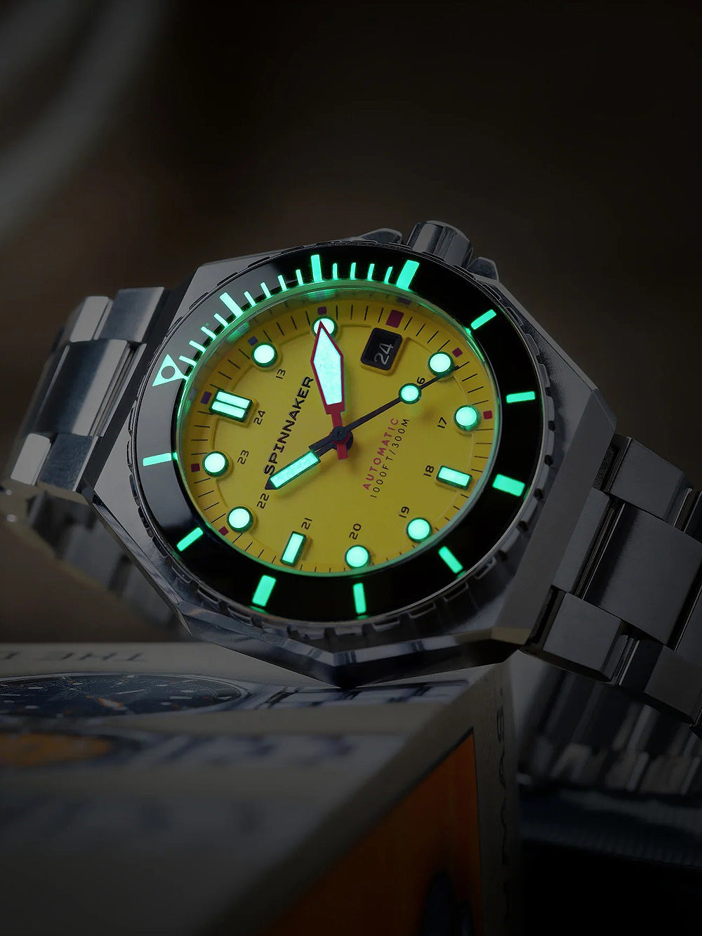 Spinnaker SP-5081-II Dumas Automatic vyriškas laikrodis 44mm 30ATM