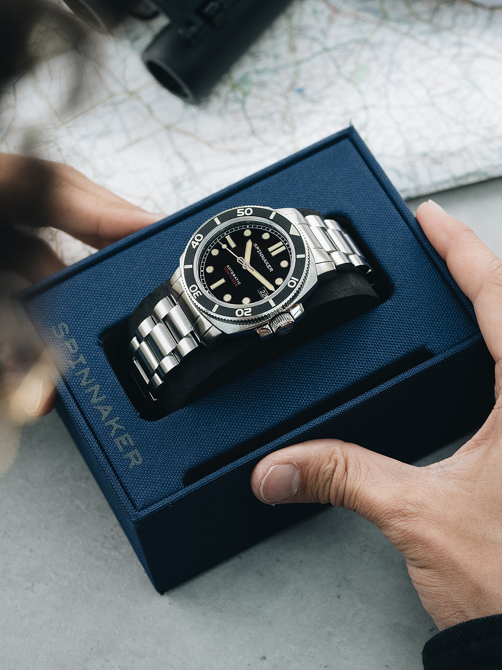 Spinnaker SP-5088-11 Hull Diver Automatic vyriškas laikrodis 42mm 30ATM