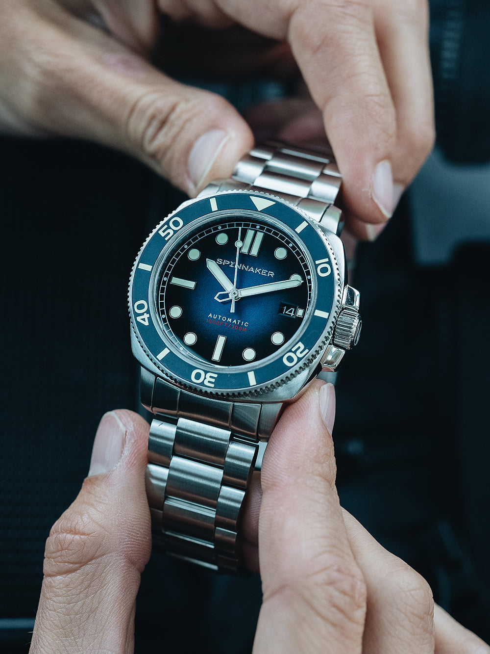 Spinnaker SP-5088-22 Hull Diver Automatic vyriškas laikrodis 42mm 30ATM