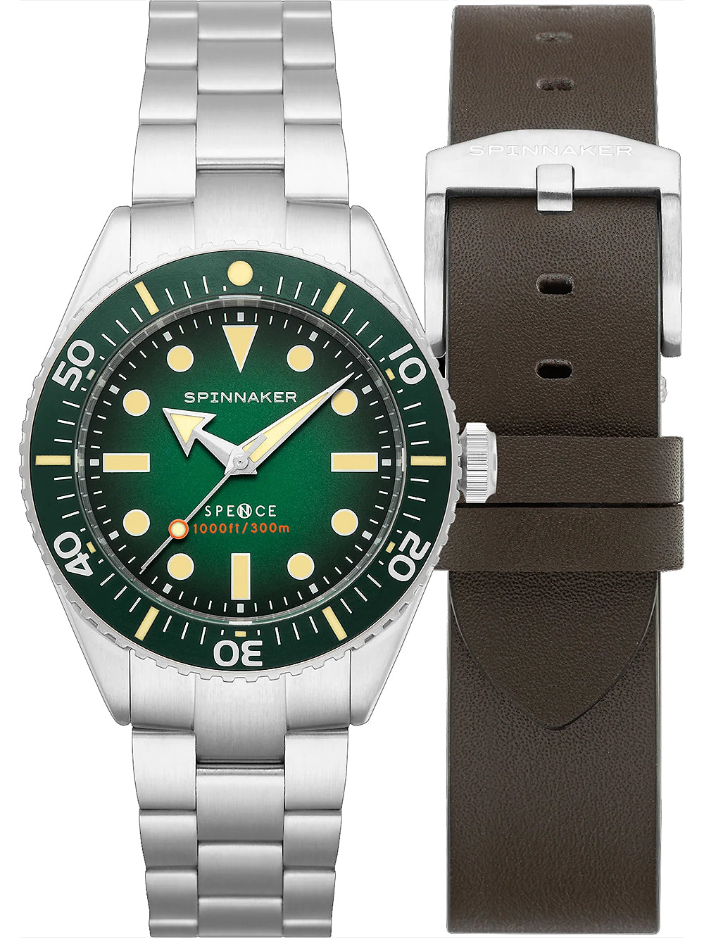 Spinnaker SP-5097-44 vyriškas laikrodis Spence Automatic Diver 40mm 30ATM