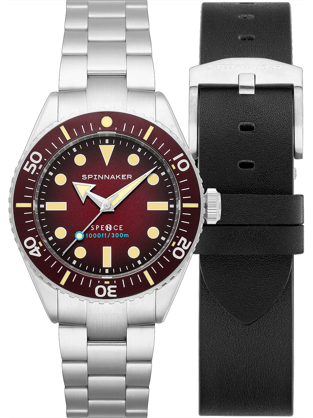 Spinnaker SP-5097-55 vyriškas laikrodis Spence Automatic Diver 40mm 30ATM