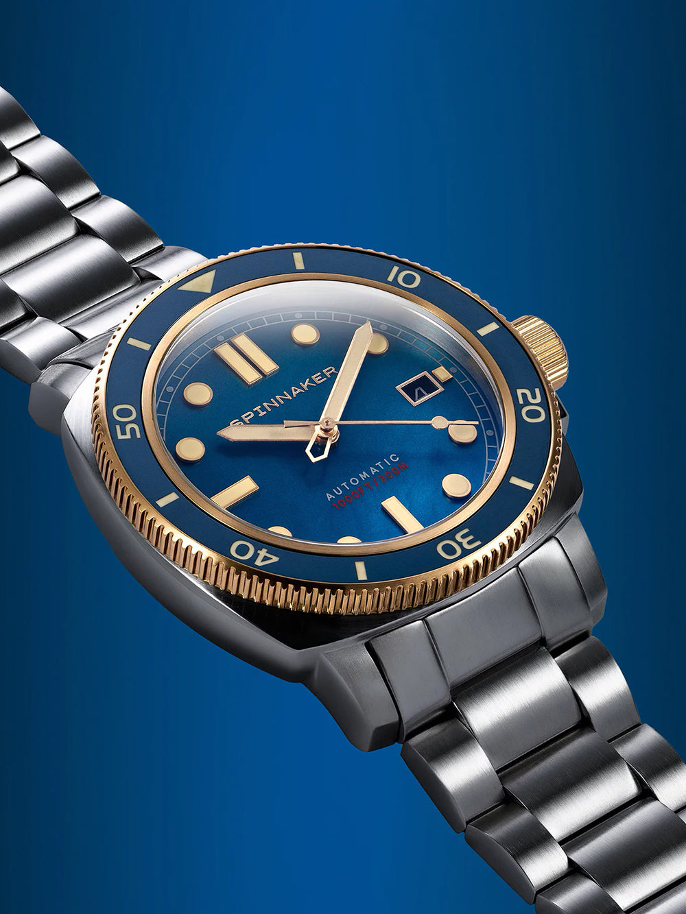 Spinnaker SP-5106-44 vyriškas laikrodis Hull Automatic Pearl Diver Limited 42mm 30ATM