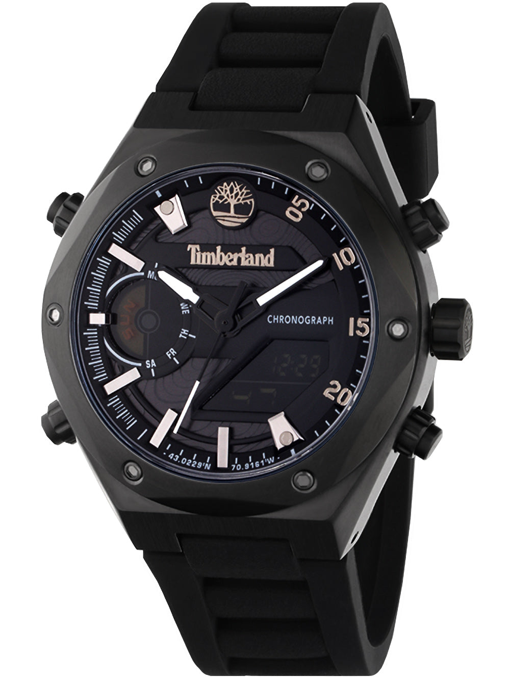 Timberland TDWGP2231401 Abbotville vyriškas laikrodis 45mm 5ATM