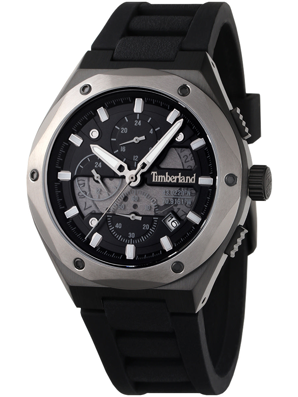 Timberland TDWGQ2231203 Abbotville vyriškas laikrodis 45mm 5ATM