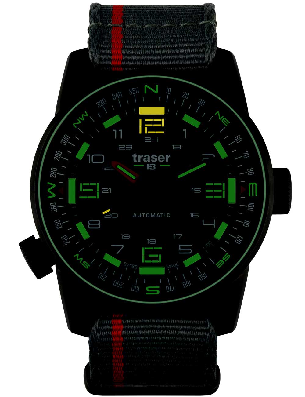 Traser H3 110593 P68 Pathfinder T100 Automatic vyriškas laikrodis 46mm 10ATM