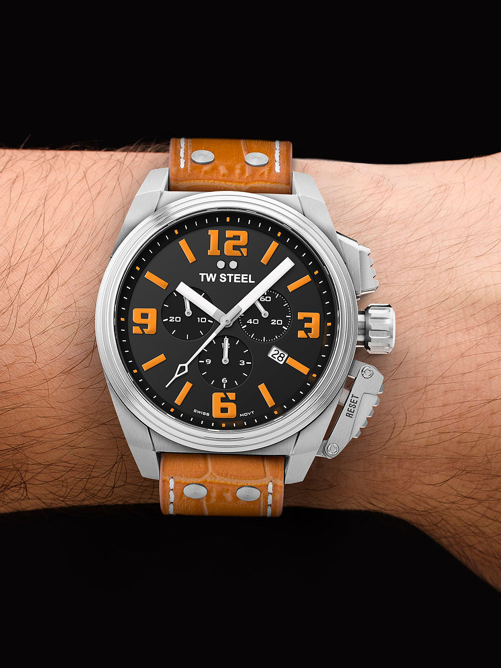 TW-Steel TW1012 Canteen Chronograph limited edition vyriškas laikrodis 46mm 10ATM