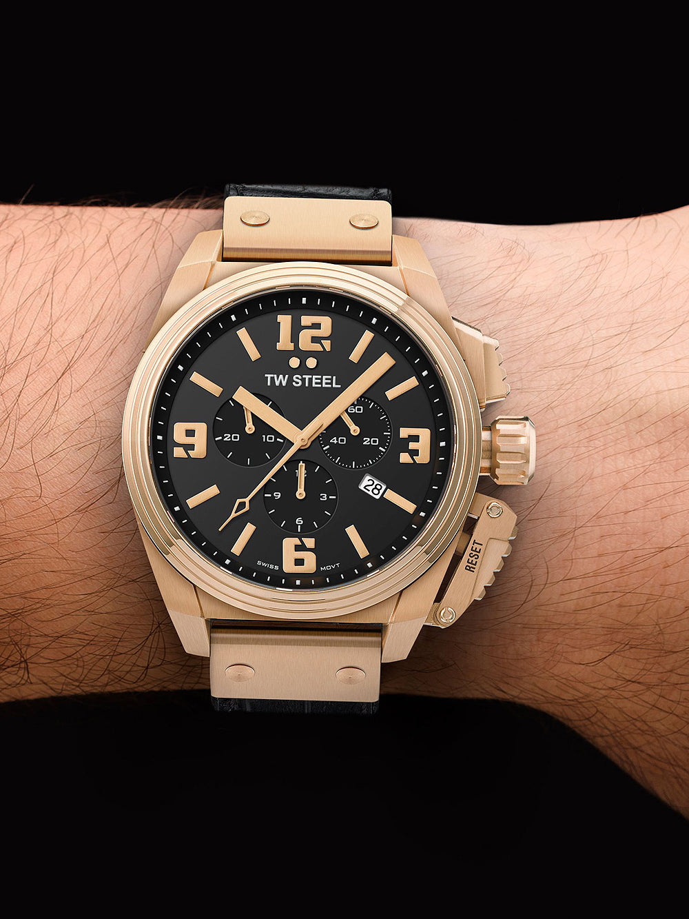 TW-Steel TW1014 Canteen Chronograph limited edition vyriškas laikrodis 46mm 10ATM