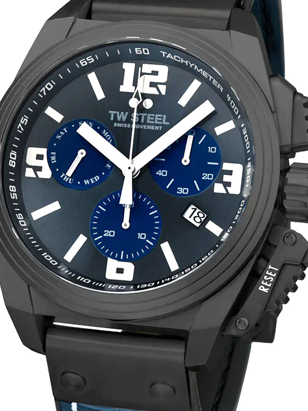 TW-Steel TW1117 Canteen Chronograph vyriškas laikrodis 46mm 10ATM