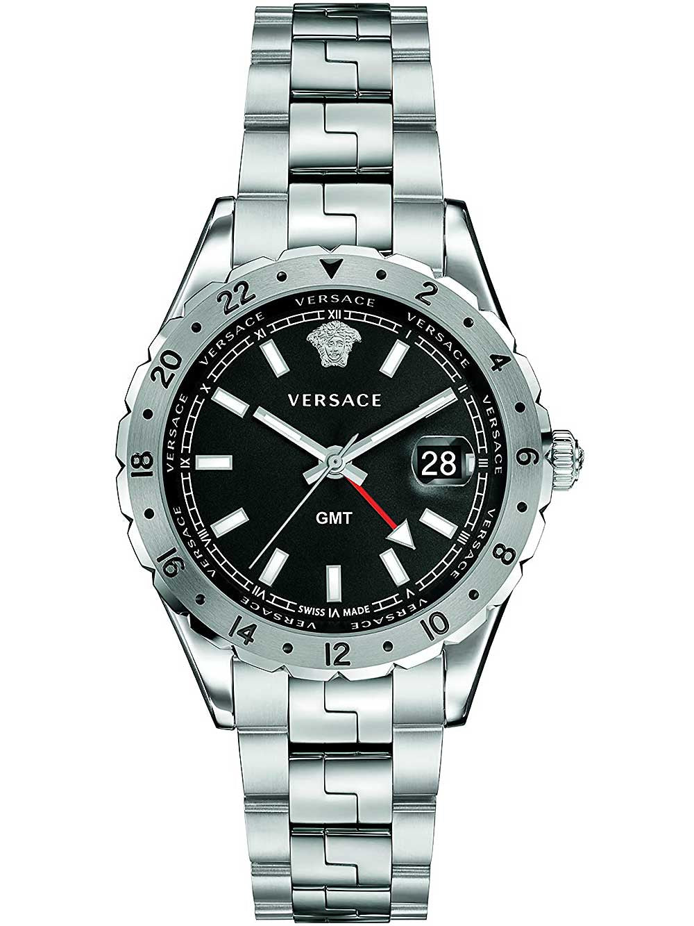 Versace V11020015 Hellenyium GMT vyriškas laikrodis 42mm 5ATM