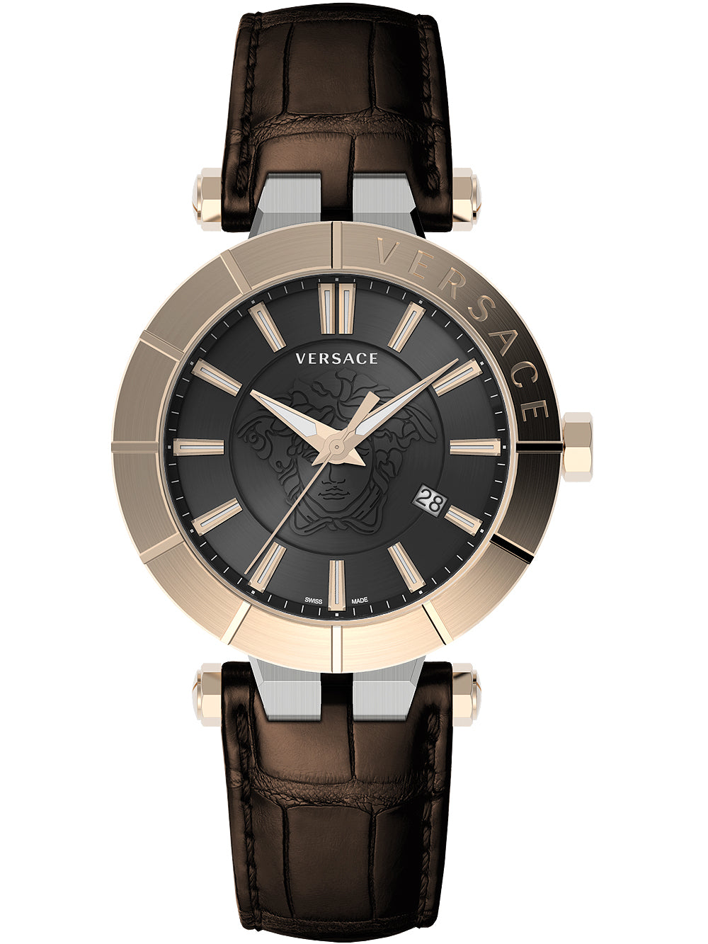 Versace VE2B00221 V-Race vyriškas laikrodis 43mm 5ATM