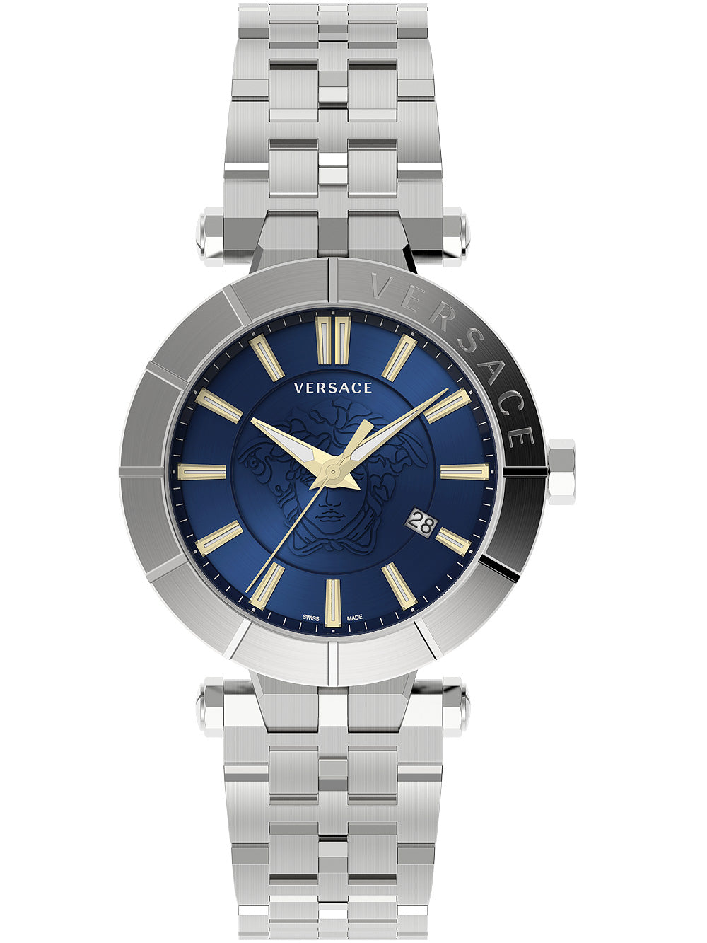 Versace VE2B00421 V-Race vyriškas laikrodis 43mm 5ATM