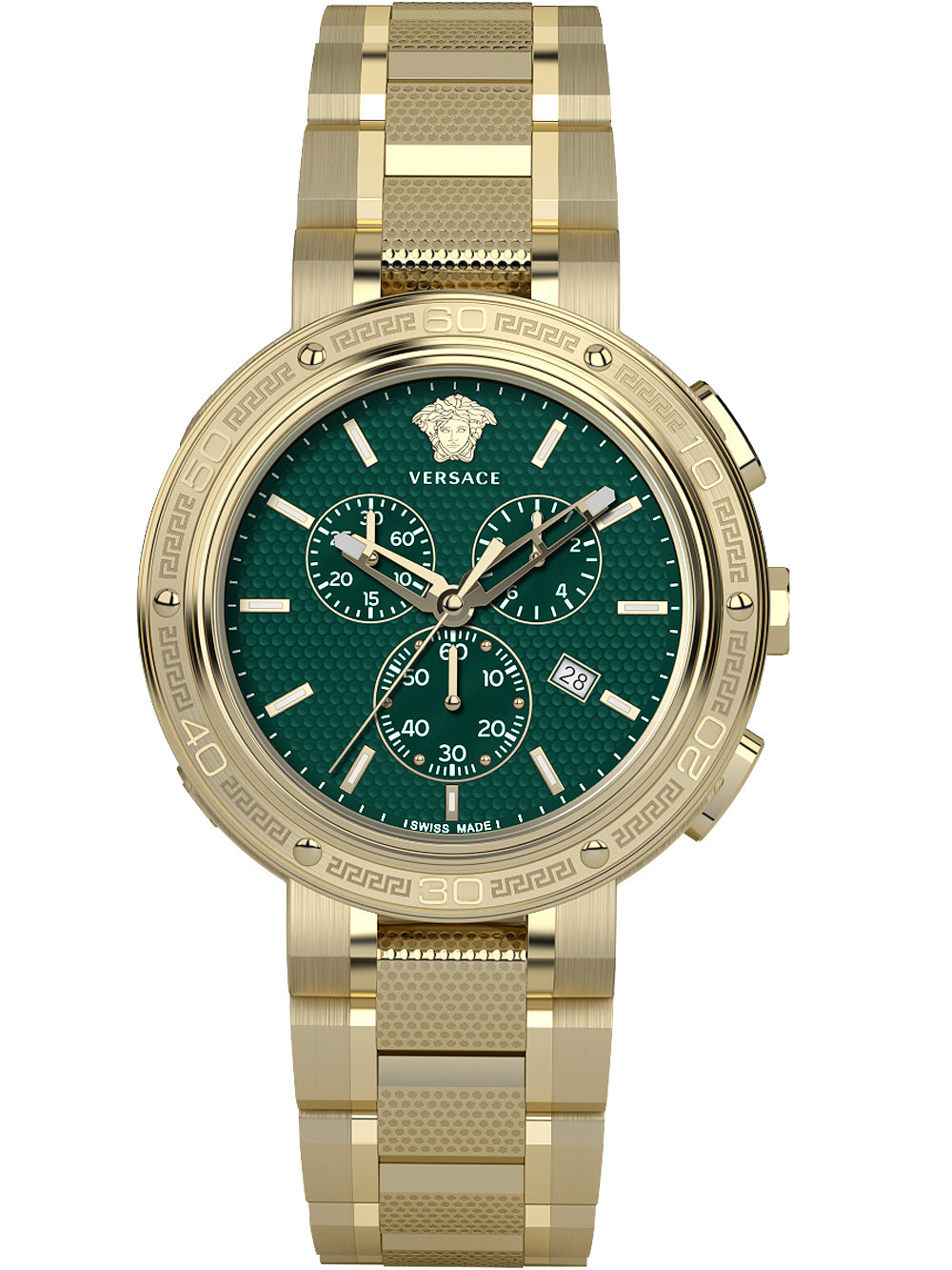Versace VE2H00521 V-Extreme Pro Chronograph vyriškas laikrodis 46mm 5ATM