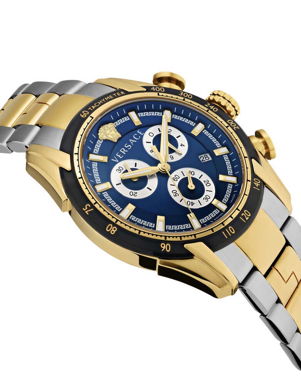 Versace VE2I01021 vyriškas laikrodis V-Ray Chrono 44mm 5ATM