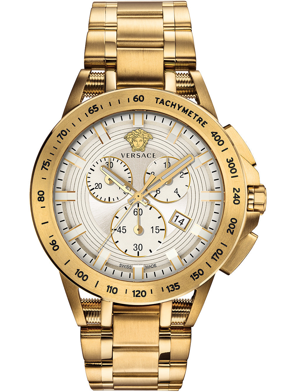 Versace VE3E00721 New Sport Tech Chronograph vyriškas laikrodis 45mm 10ATM