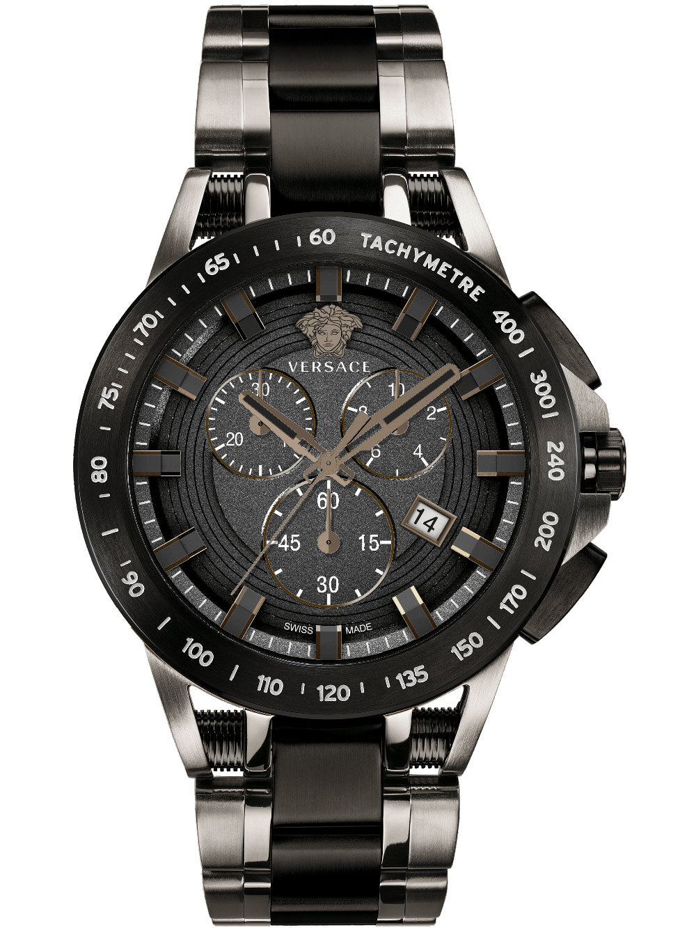 Versace VE3E00921 New Sport Tech Chronograph vyriškas laikrodis 45mm 10ATM