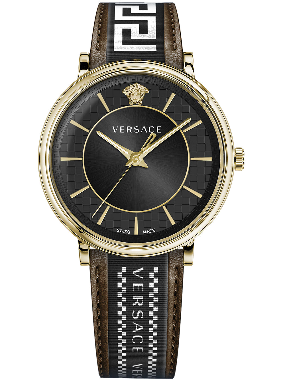Versace VE5A01721 V-Circle vyriškas laikrodis 42mm 5ATM