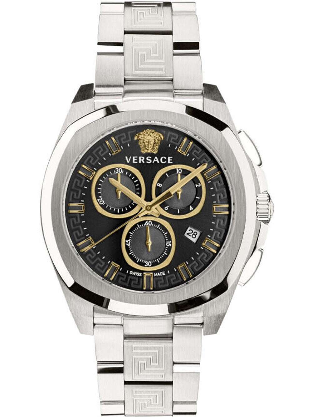 Versace VE7CA0723 New Chronograph Geo vyriškas laikrodis 43mm 5ATM