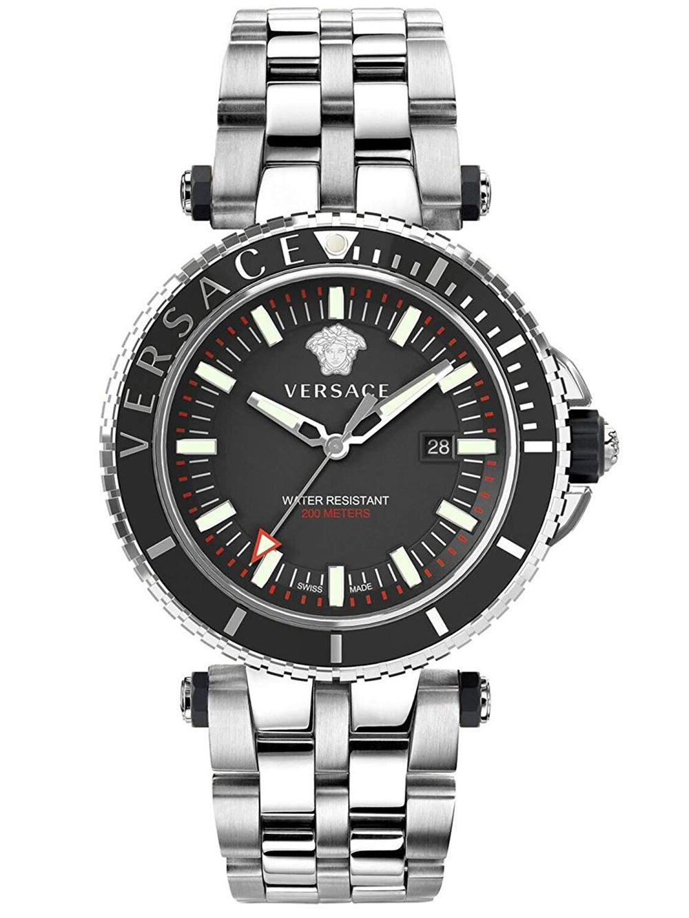 Versace VEAK00318 V-Race vyriškas laikrodis 46mm 5ATM