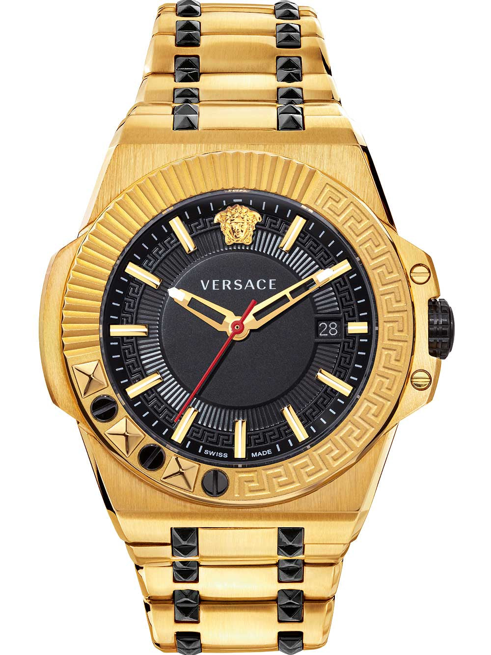 Versace VEDY00619 Chain Reaction vyriškas laikrodis 46mm 5ATM