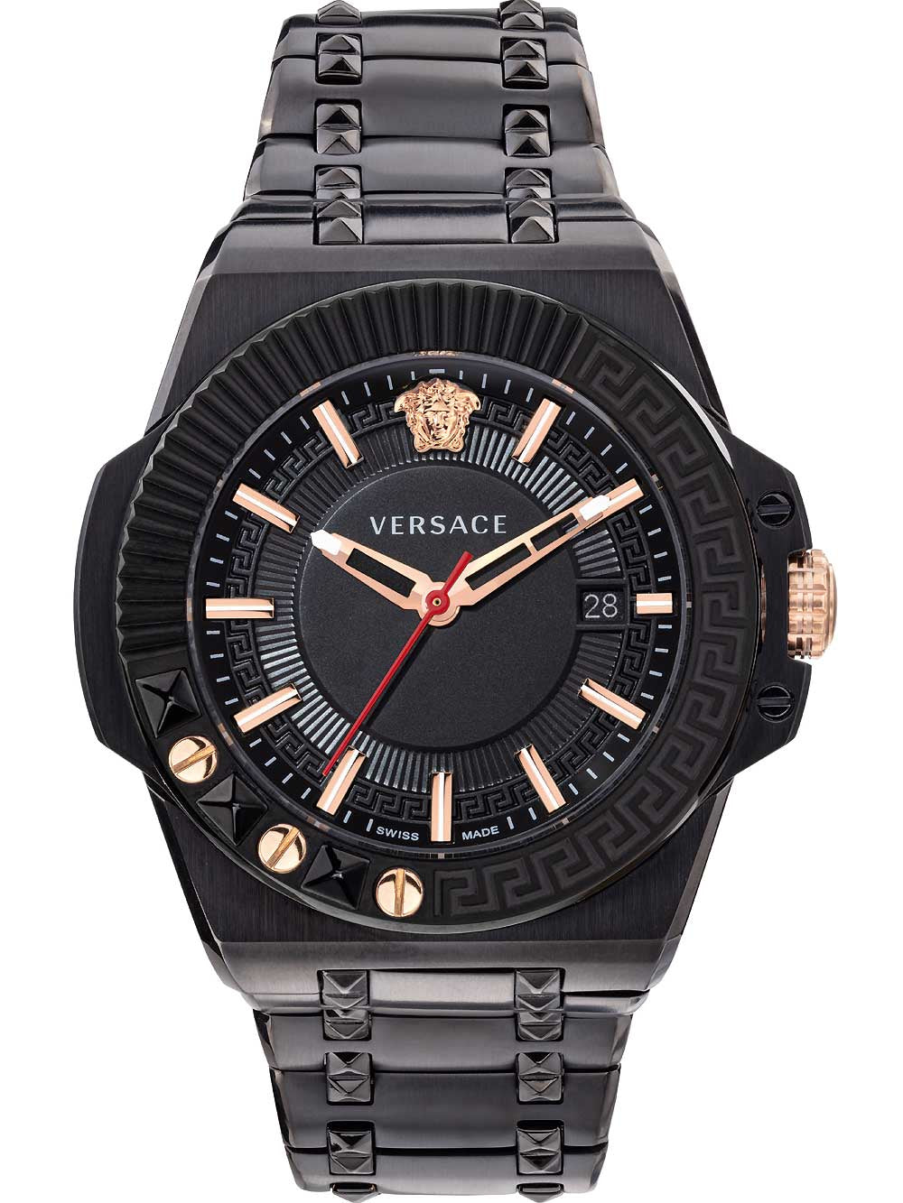 Versace VEDY00719 Chain Reaction vyriškas laikrodis 46mm 5ATM