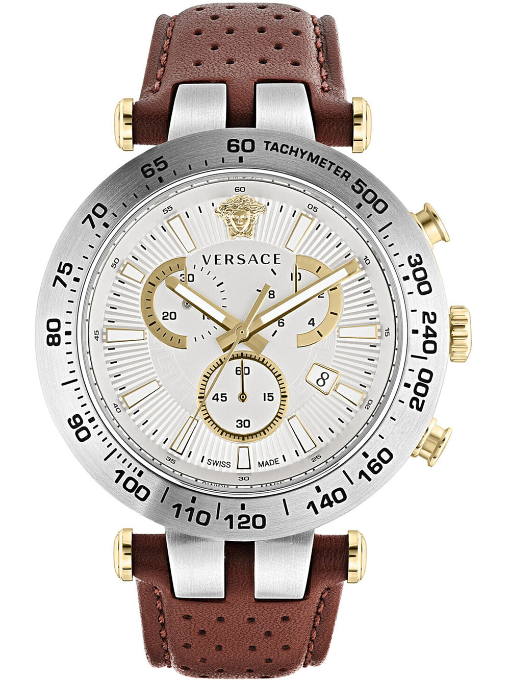 Versace VEJB00122 Bold Chronograph vyriškas laikrodis 46mm 5ATM