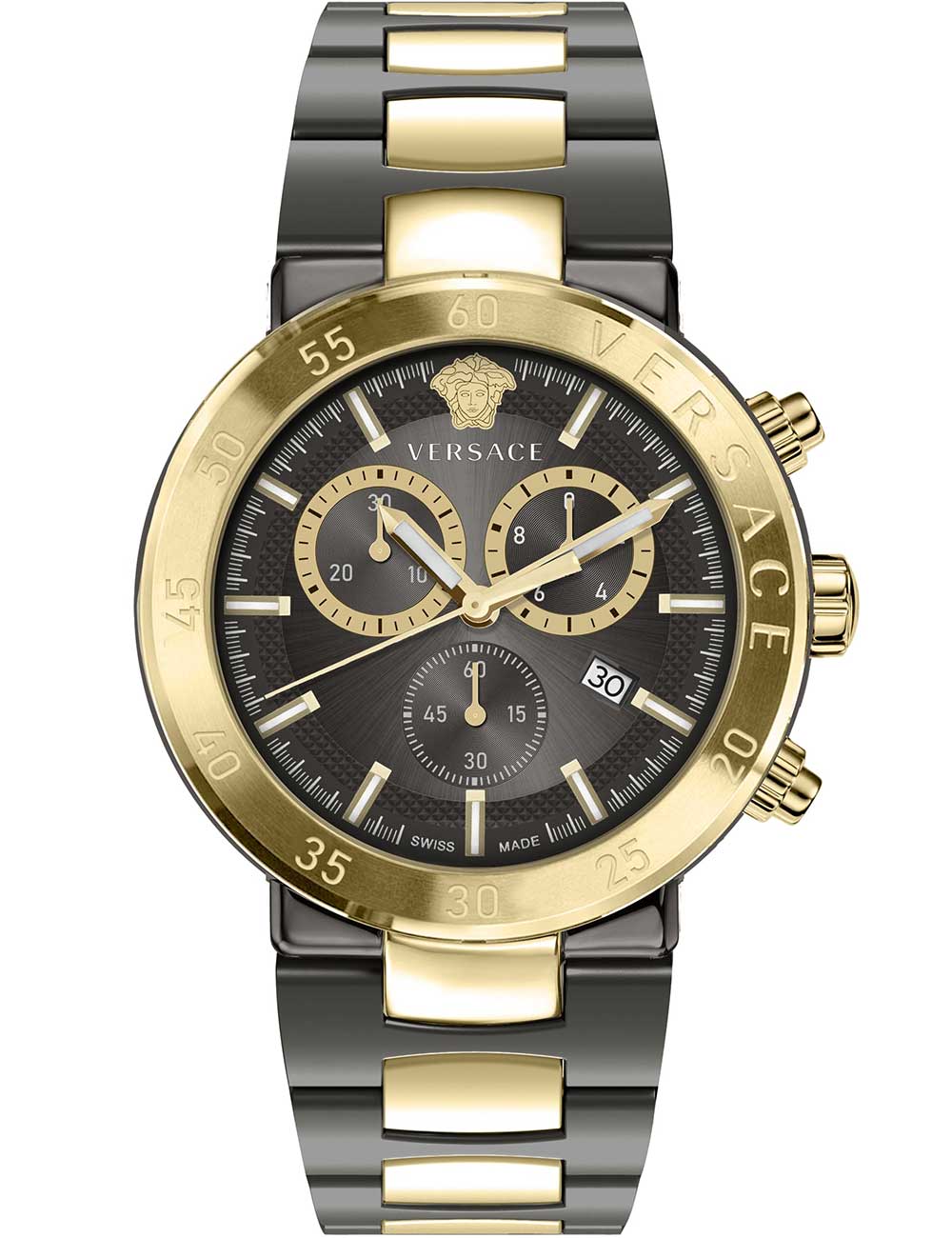 Versace VEPY01121 vyriškas laikrodis Urban Mystique Chrono 44mm 5ATM