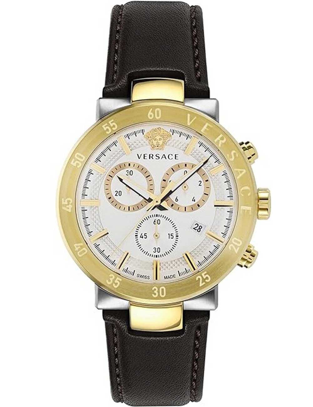 Versace VEPY01321 vyriškas laikrodis Urban Mystique Chrono 44mm 5ATM
