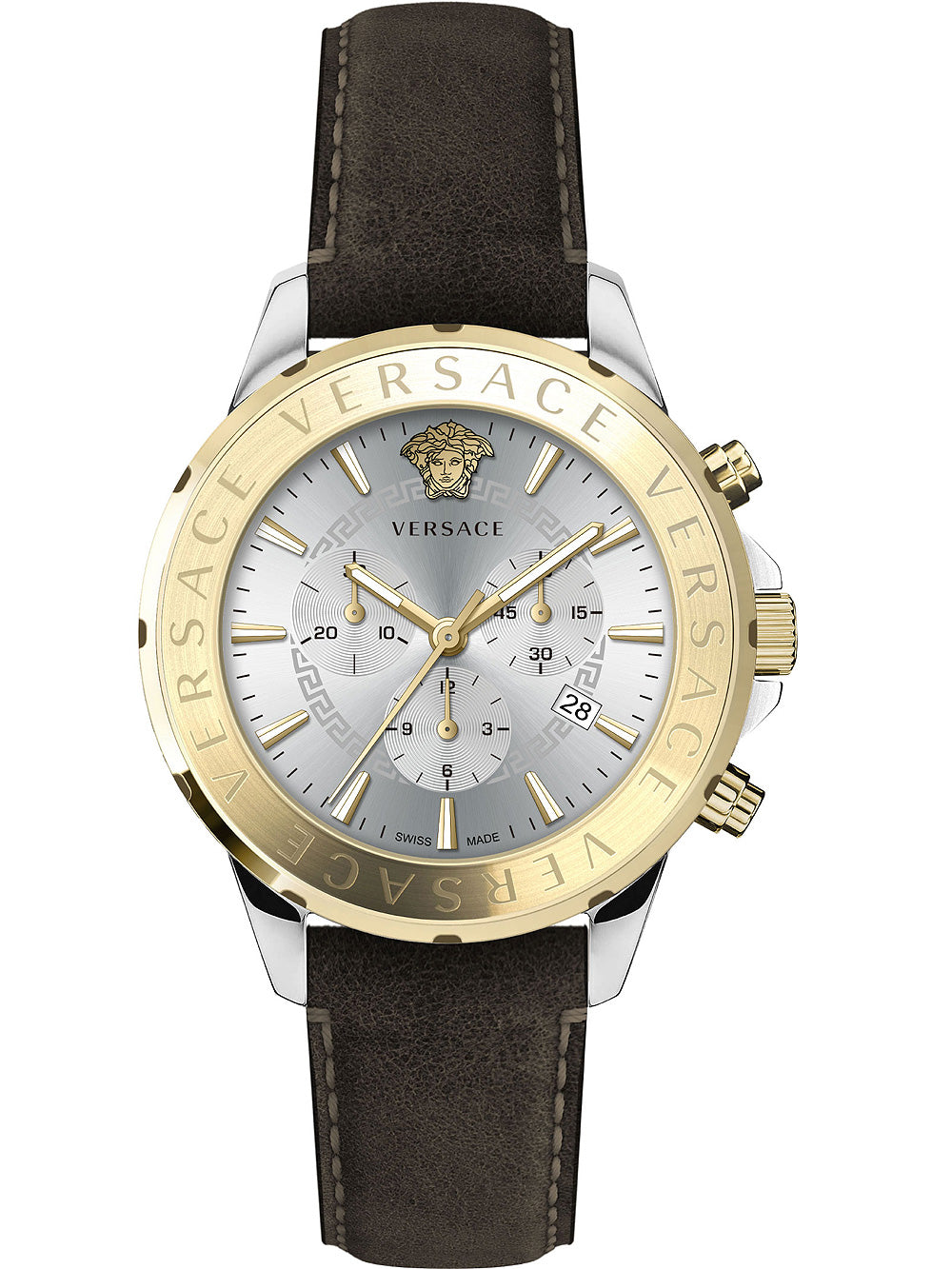 Versace VEV601323 Signature Chronograph vyriškas laikrodis 44mm 5ATM