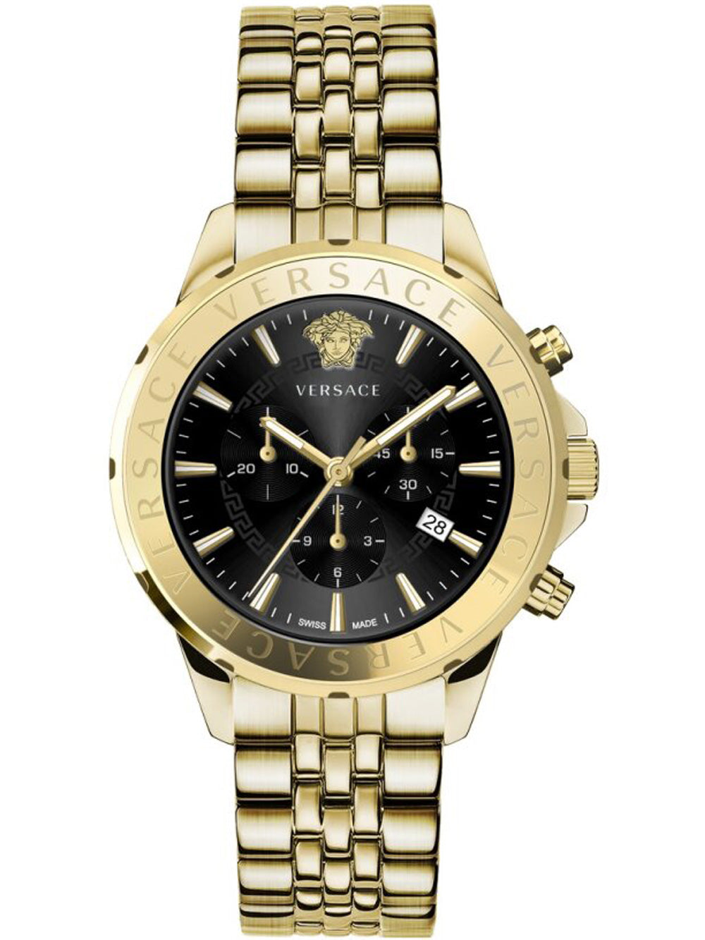 Versace VEV602123 Signature Chronograph vyriškas laikrodis 44mm 5ATM