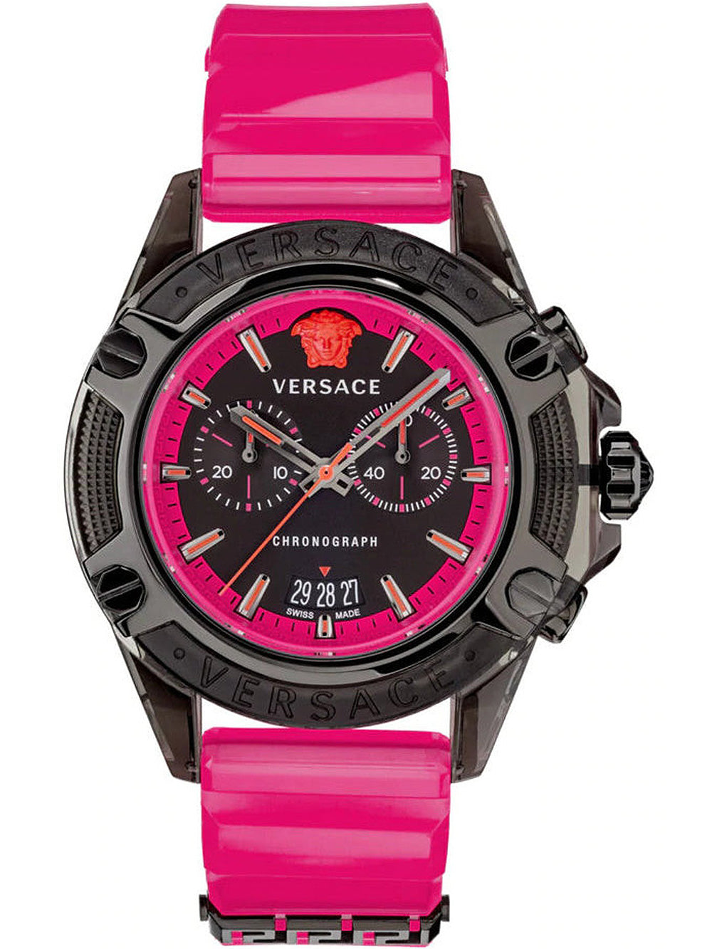 Versace VEZ700221 Active Chronograph Unisex laikrodis 45mm 3ATM