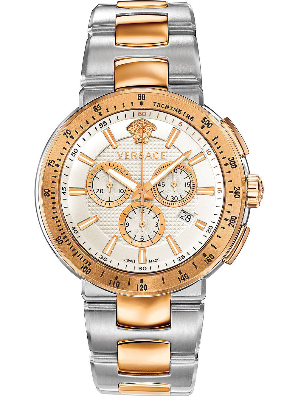 Versace VFG130015 Mystique Chronograph vyriškas laikrodis 44mm 5ATM