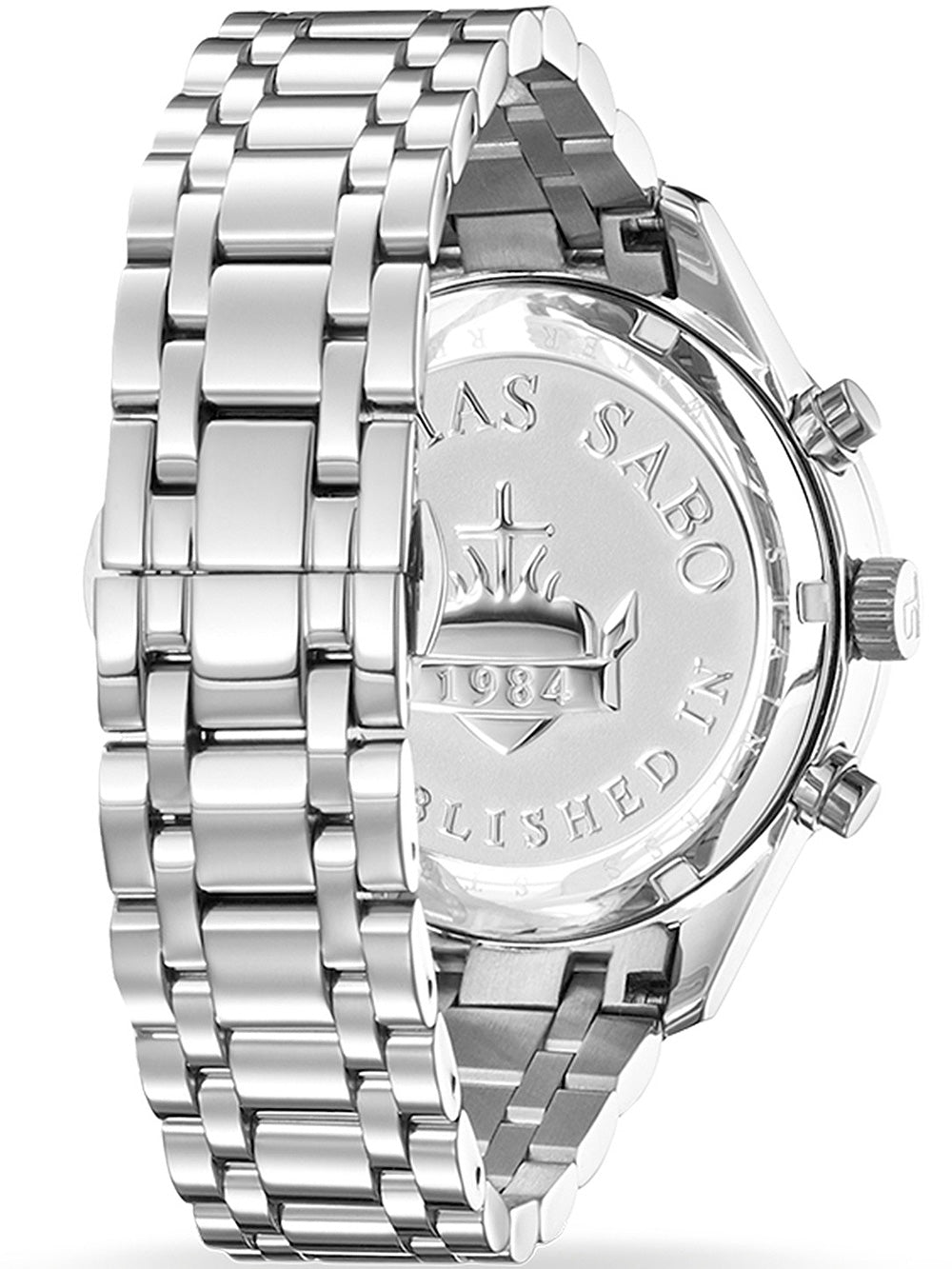 Thomas Sabo WA0015-201-203 Rebel Urban Chronograph vyriškas laikrodis 43mm 5ATM