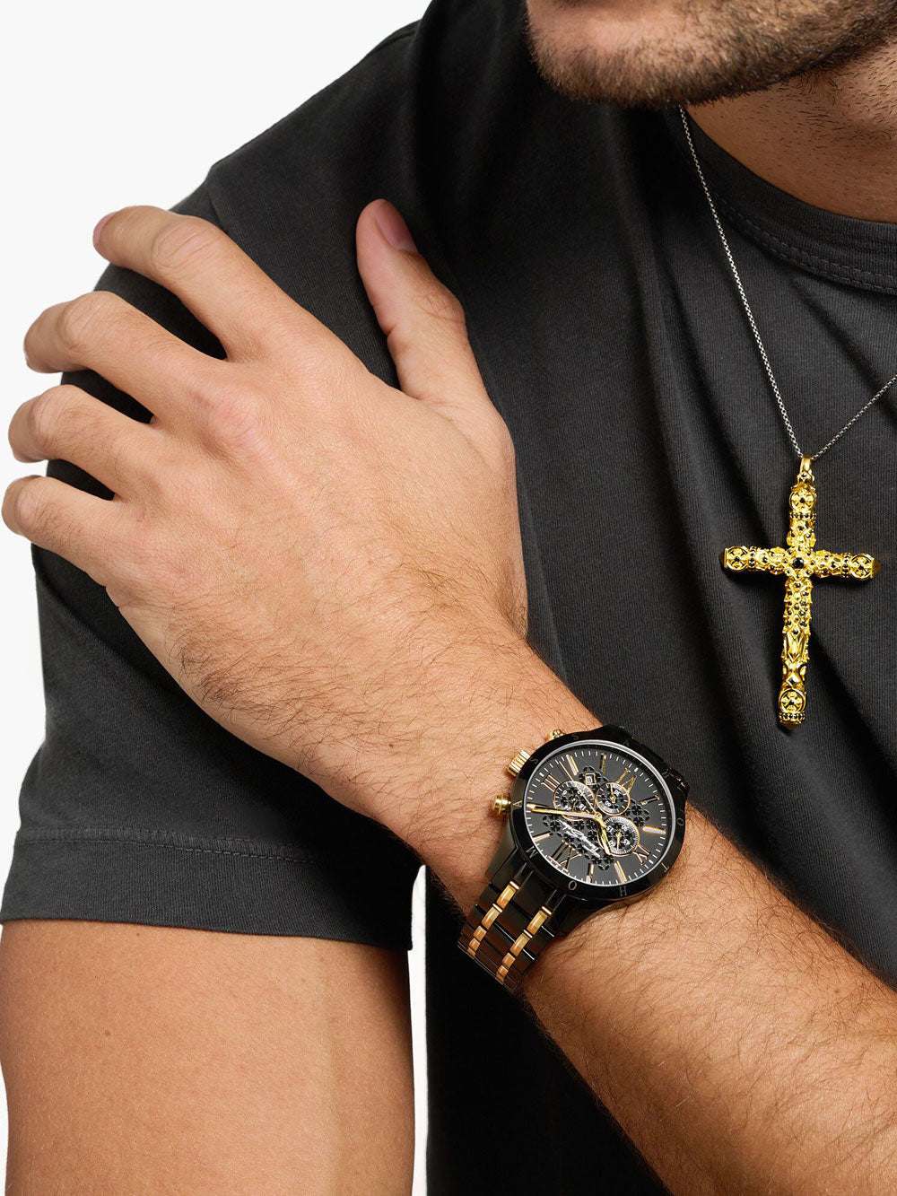 Thomas Sabo WA0264-278-203 Rebel Urban Chronograph vyriškas laikrodis 43mm 5ATM