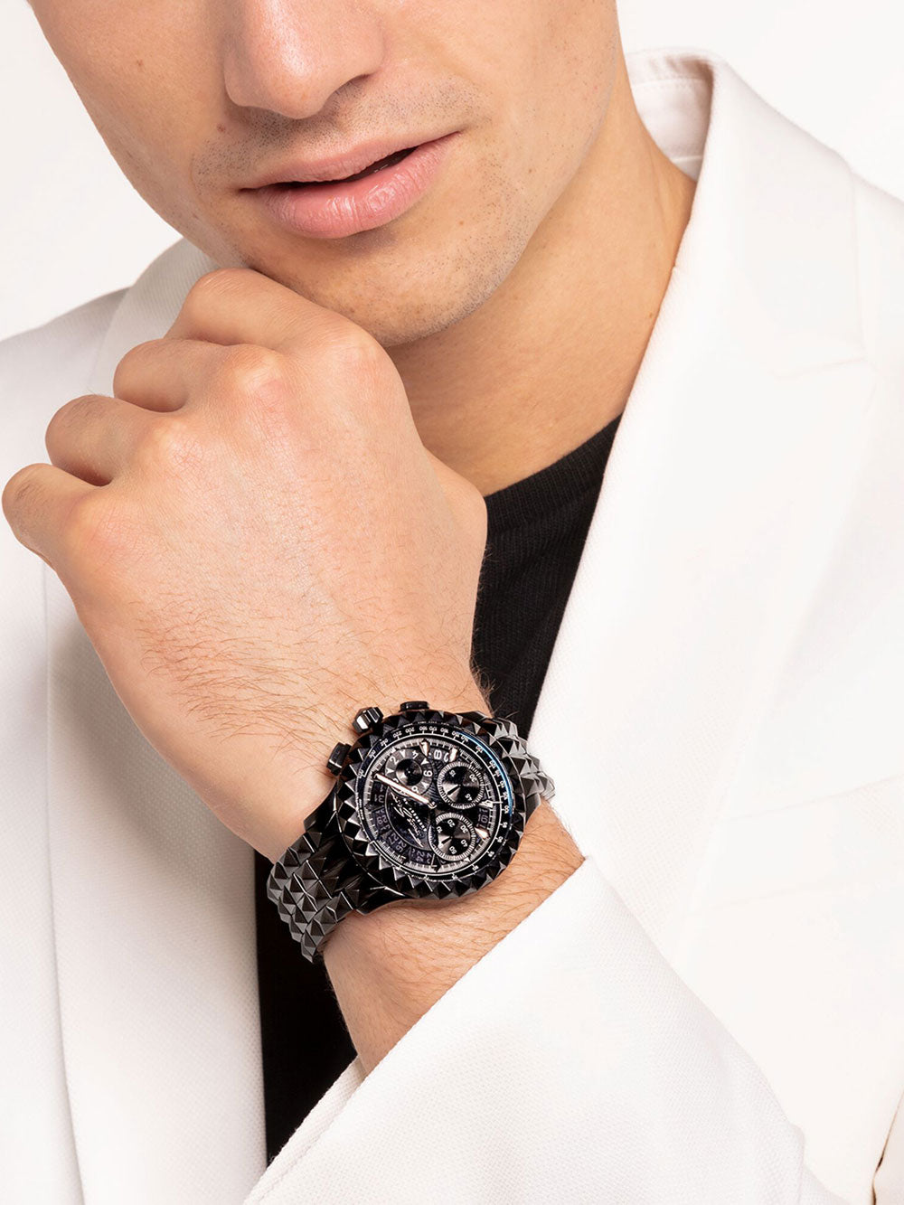 Thomas Sabo WA0359-202-203 Rebel at Heart Chronograph vyriškas laikrodis 43mm 5ATM