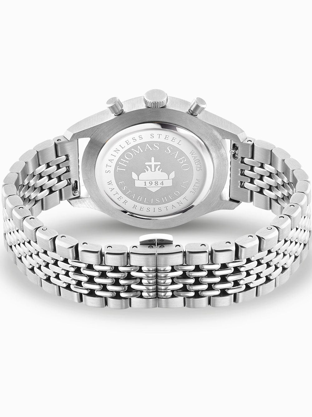 Thomas Sabo WA0375-201-203 Rebel at Heart Chronograph vyriškas laikrodis 40mm 3ATM