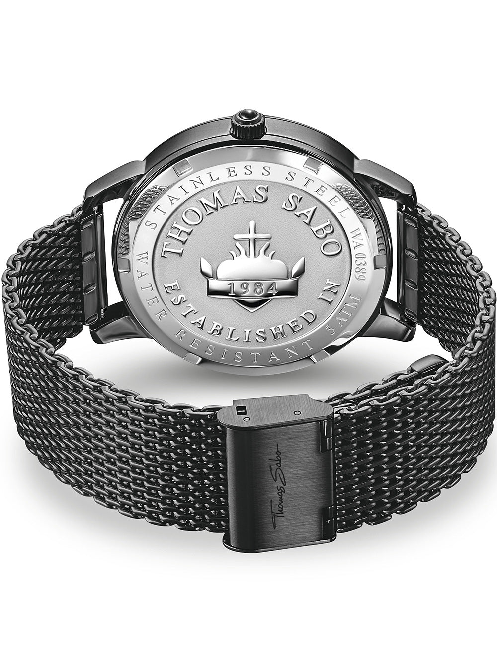 Thomas Sabo WA0389-202-203 Elements of Nature vyriškas laikrodis 42mm 5ATM