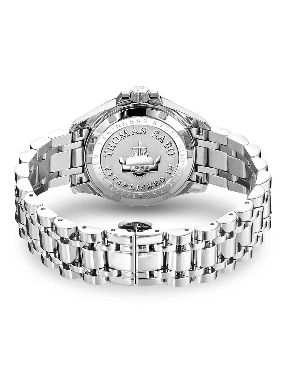 Thomas Sabo WA0407-201-212 moteriškas laikrodis Divine Burgundy 33mm 10ATM