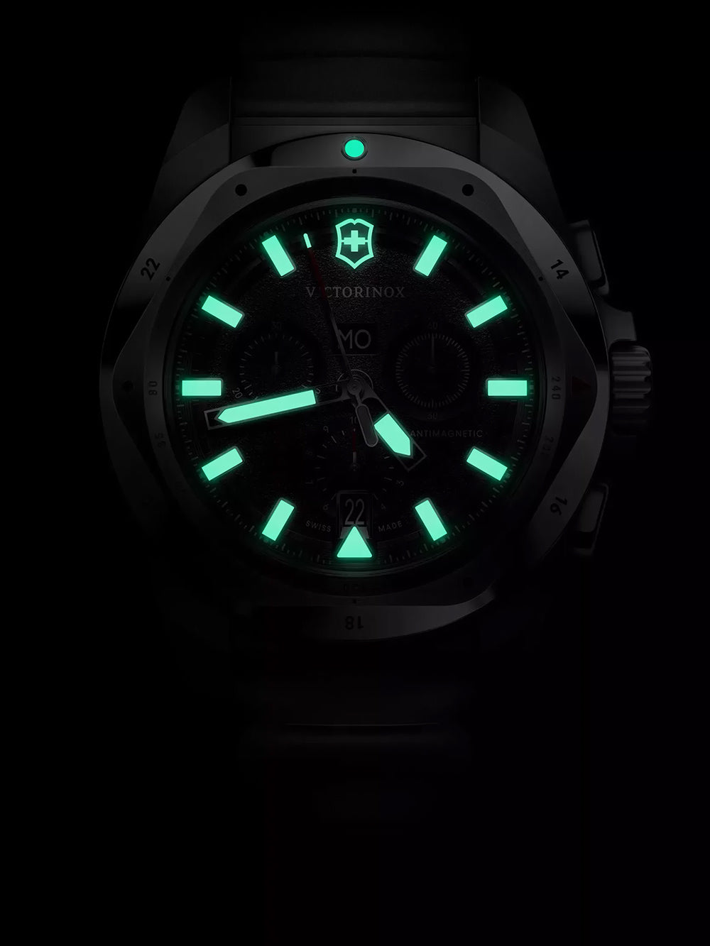 Victorinox 241983 vyriškas laikrodis I.N.O.X Chronograph 43mm 20ATM